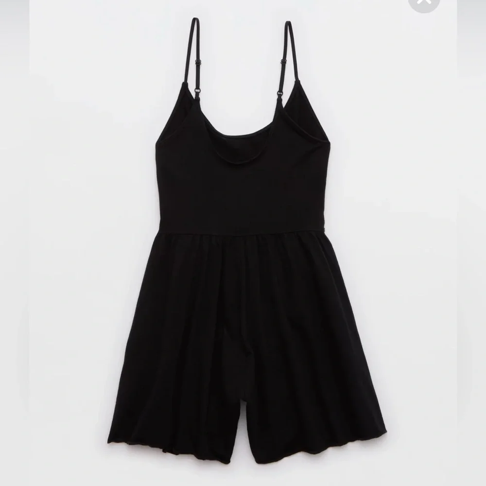 Aerie At The Barre Romper Black - Picture 2 of 8